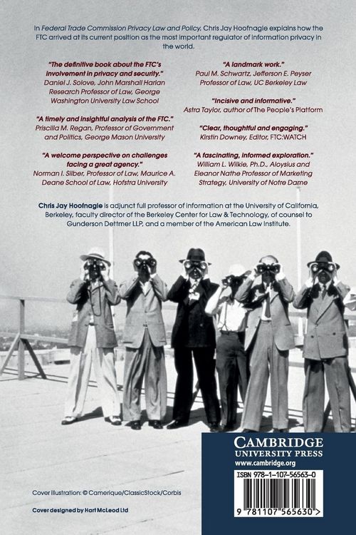 Produktbild: Federal Trade Commission Privacy Law and Policy
