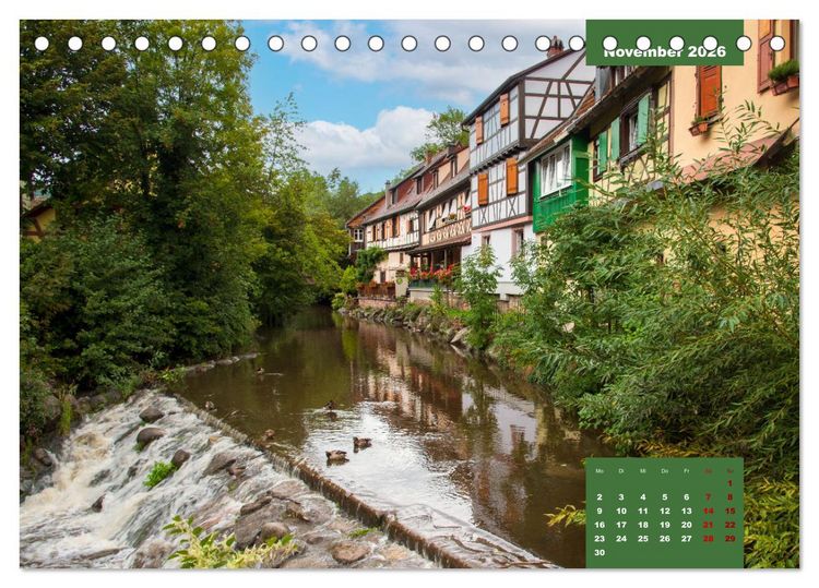 Produktbild: Kaisersberg Perle des Elsass (Tischkalender 2026 DIN A5 quer), CALVENDO Monatskalender