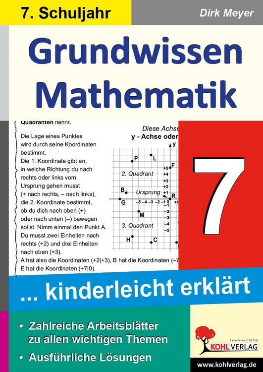 Produktbild: Grundwissen Mathematik 7. Schuljahr