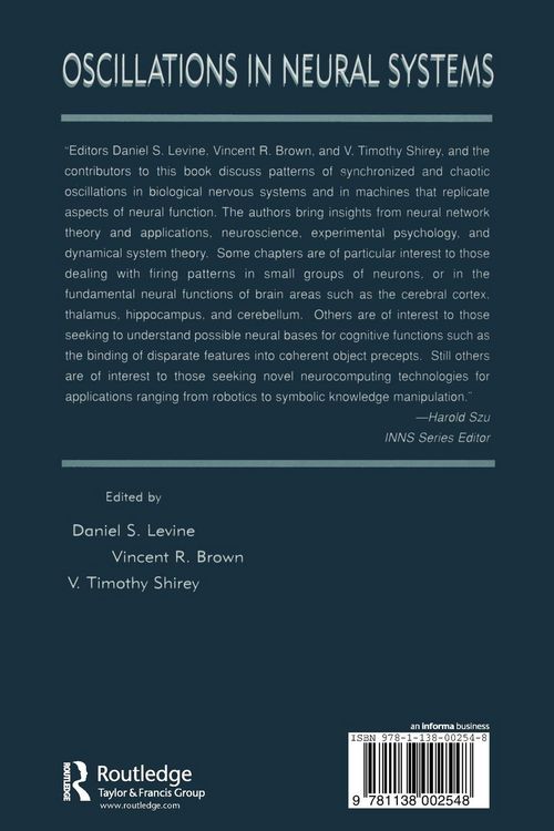 Produktbild: Oscillations in Neural Systems