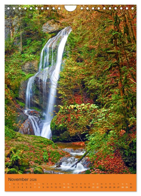 Produktbild: Wo der Wildbach rauscht im Allg&auml;u (Wandkalender 2026 DIN A4 hoch), CALVENDO Monatskalender