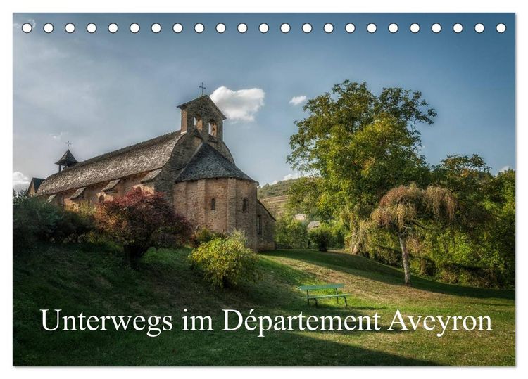 Produktbild: Unterwegs im D&eacute;partement Aveyron (Tischkalender 2026 DIN A5 quer), CALVENDO Monatskalender