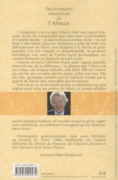 Produktbild: Dictionnaire amoureux de l'Alsace