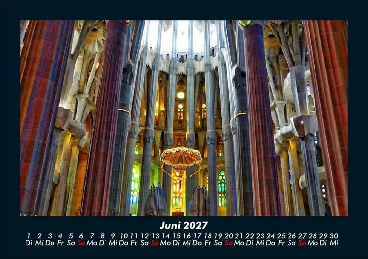 Produktbild: Barcelona 2027 Fotokalender DIN A5