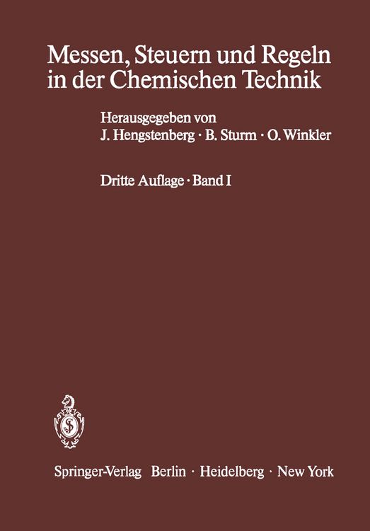 Produktbild: Messen, Steuern und Regeln in der Chemischen Technik