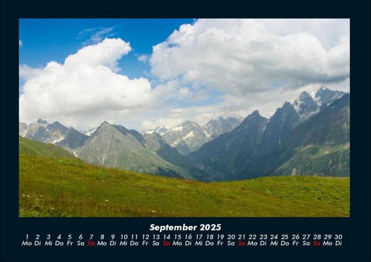 Produktbild: Bergige Welten 2025 Fotokalender DIN A4
