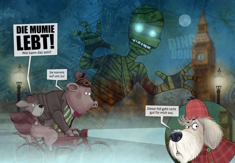 Produktbild: Sherlock Holmes & Dr. Watson. Die diebische Mumie (Band 3)