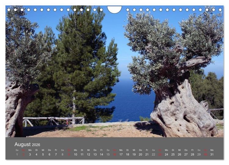 Produktbild: Trauminsel Mallorca (Wandkalender 2026 DIN A4 quer), CALVENDO Monatskalender