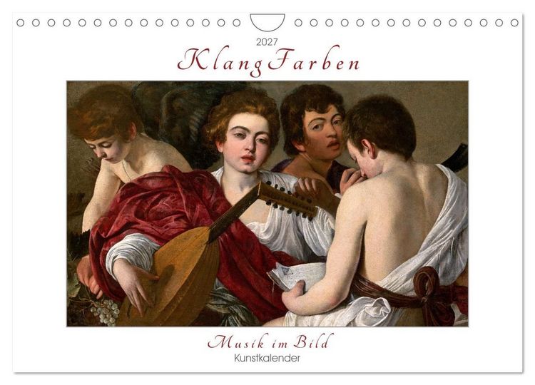 Produktbild: KlangFarben - Musik im Bild Kunstkalender (Wandkalender 2027 DIN A4 quer), CALVENDO Monatskalender