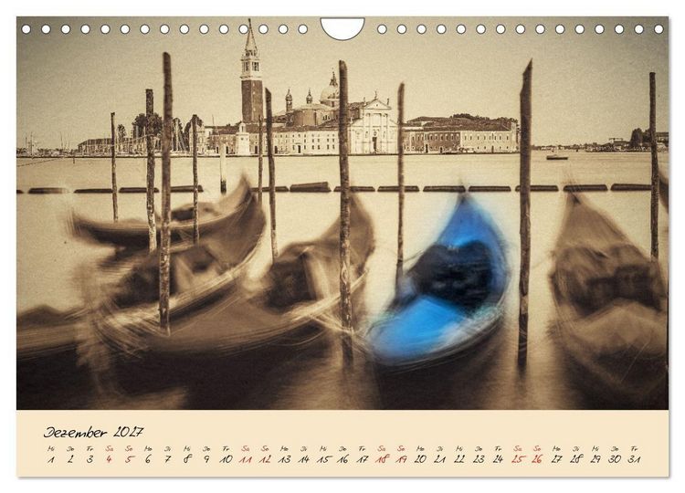 Produktbild: Venedig Seppia e tinta (Wandkalender 2027 DIN A4 quer), CALVENDO Monatskalender