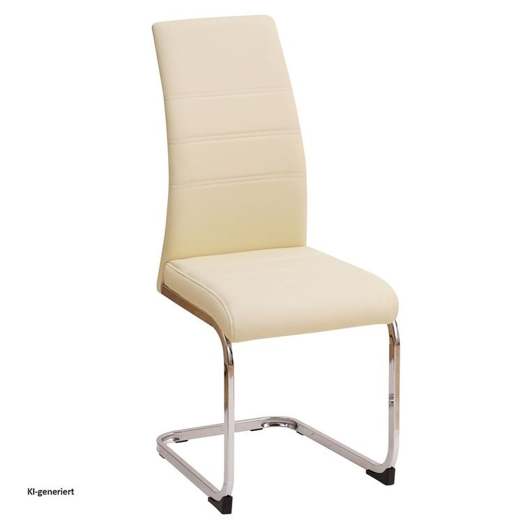 Produktbild: HTI-Living Esszimmerstuhl SallyC Kunstleder 4er-Set Beige