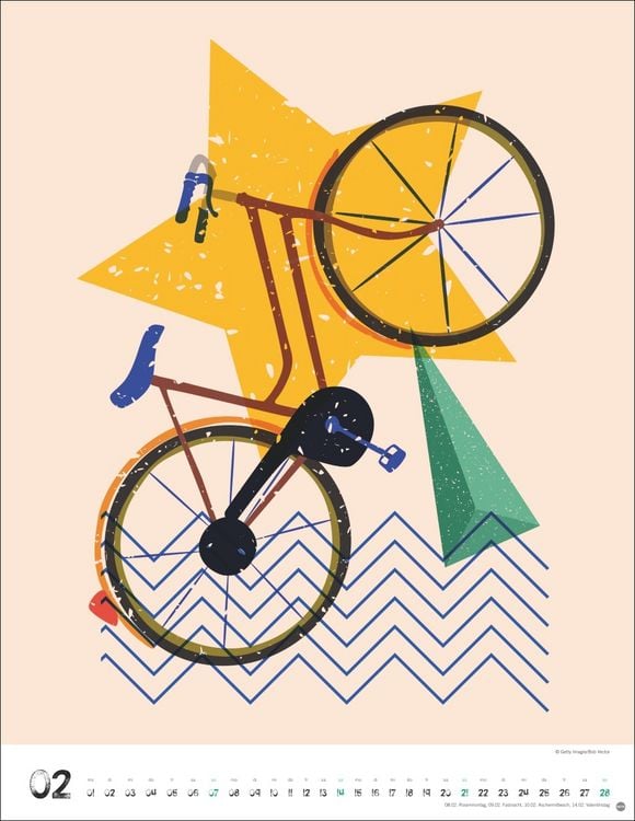 Produktbild: Bike Art Posterkalender 2027