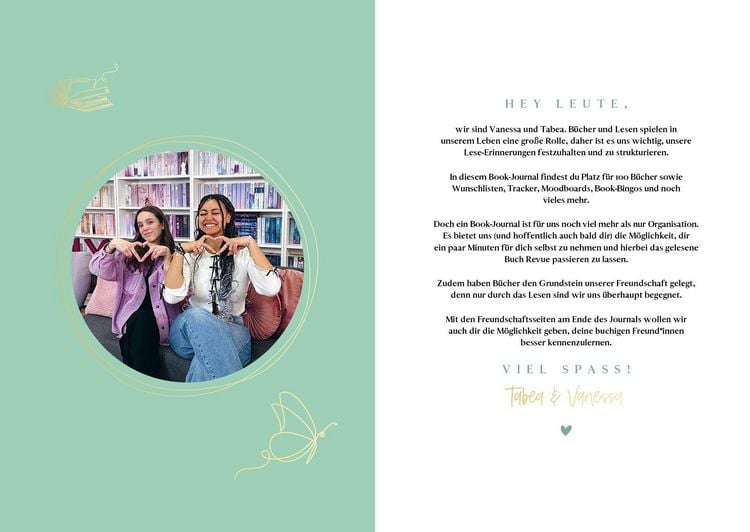 Produktbild: Lost in pages &ndash; Mein Buch-Journal &ndash; von den Booktokerinnen @tabeajoanna und @lxvanessaxl: F&uuml;r alle #booklover