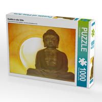 Produktbild: CALVENDO Puzzle Buddha in aller Stille 1000 Teile Lege-Gr&ouml;&szlig;e 64 x 48 cm Foto-Puzzle Bild von Claudia Burlager
