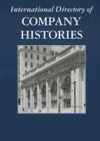 Produktbild: International Directory of Company Histories