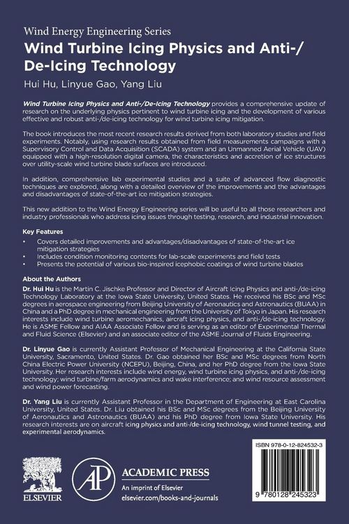 Produktbild: Wind Turbine Icing Physics and Anti-/De-Icing Technology