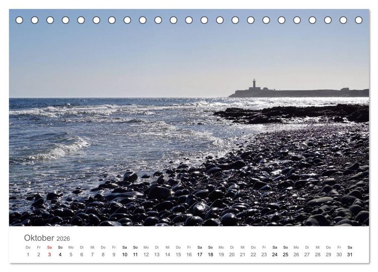 Produktbild: Fuerteventura - die W&uuml;steninsel der Kanaren (Tischkalender 2026 DIN A5 quer), CALVENDO Monatskalender