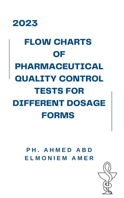 Produktbild: Flow charts of pharmaceutical quality control tests for different dosage forms