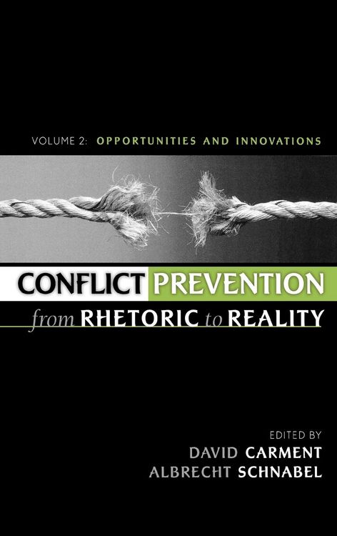 Produktbild: Conflict Prevention from Rhetoric to Reality