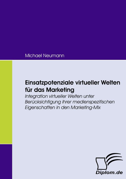 Produktbild: Einsatzpotenziale virtueller Welten f&uuml;r das Marketing