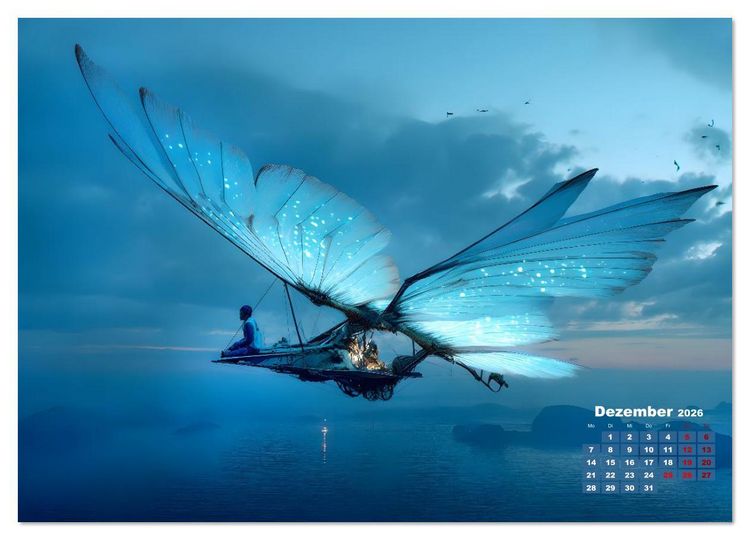 Produktbild: Aerospira (Wandkalender 2026 DIN A2 quer), CALVENDO Monatskalender