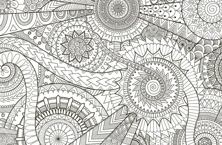 Produktbild: 50 cozy Karten zum Ausmalen &ndash; Relaxen mit Mandalas