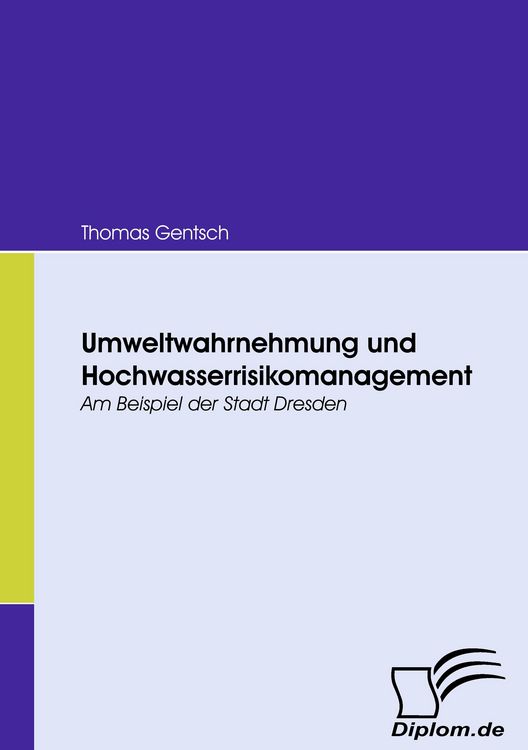 Produktbild: Umweltwahrnehmung und Hochwasserrisikomanagement