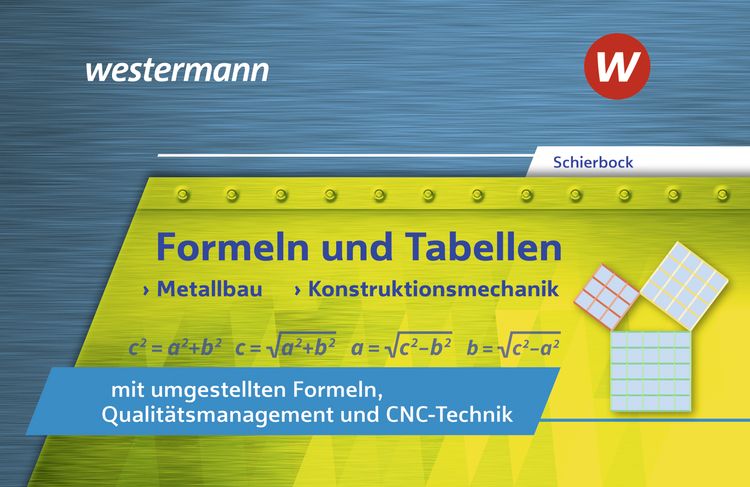 Produktbild: Formeln/Tabellen - Metallbau Konstruktionmech. Formelsammlg.
