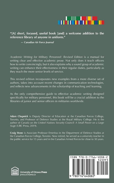 Produktbild: Academic Writing for Military Personnel