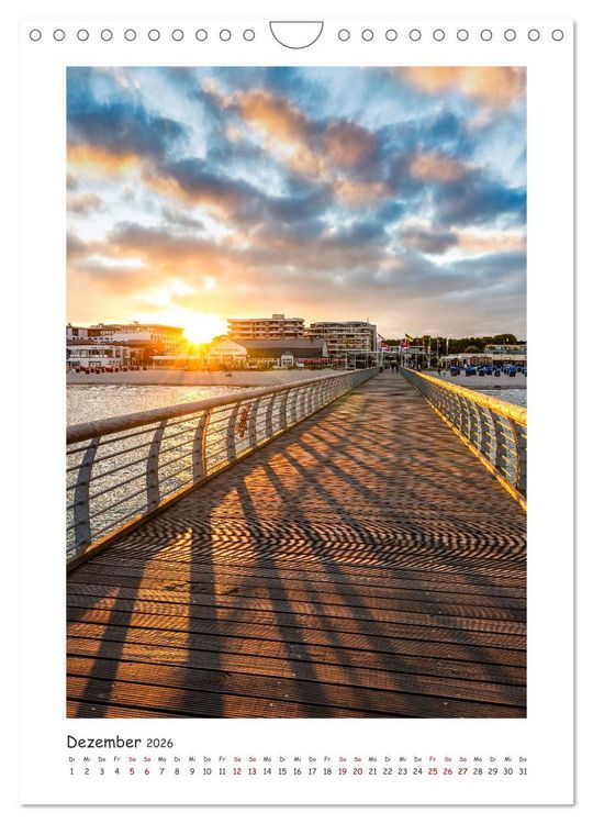Produktbild: L&uuml;becker Bucht Seeb&auml;der an der Ostsee (Wandkalender 2026 DIN A4 hoch), CALVENDO Monatskalender