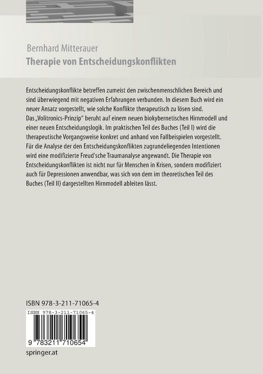 Produktbild: Therapie von Entscheidungskonflikten
