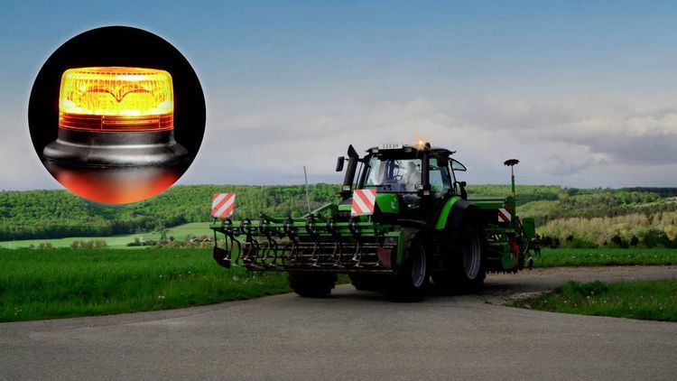 Produktbild: Osram Automotive Rundumleuchte Light Signal LED Beacon Light RBL102 12 V, 24 V &uuml;ber Bordnetz Schraubmontage Orange