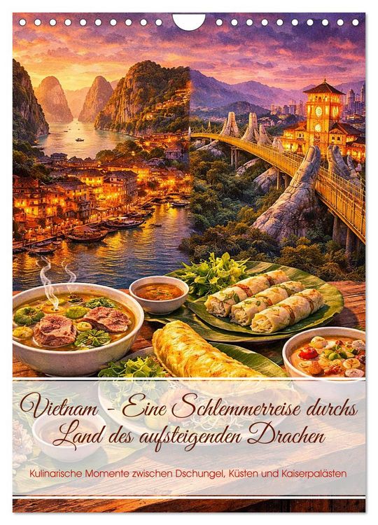 Produktbild: Vietnam - Eine Schlemmerreise durchs Land des aufsteigenden Drachen (Wandkalender 2027 DIN A4 hoch), CALVENDO Monatskalender