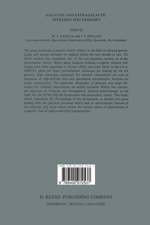 Produktbild: Galactic and Extragalactic Infrared Spectroscopy