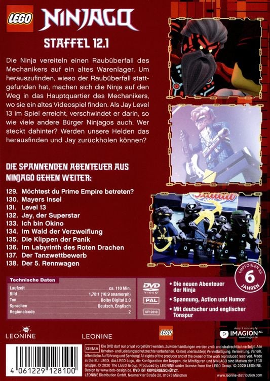 Produktbild: LEGO Ninjago - Staffel 12.1