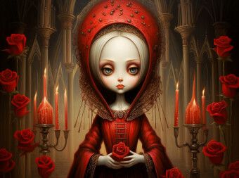 Produktbild: CALVENDO Puzzle Gothic Queen Surrealistische Illustrationen | 2000 Teile Lege-Gr&ouml;&szlig;e 90x67cm Foto-Puzzle f&uuml;r gl&uuml;ckliche Stunden