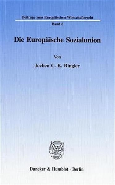 Produktbild: Die Europ&auml;ische Sozialunion.