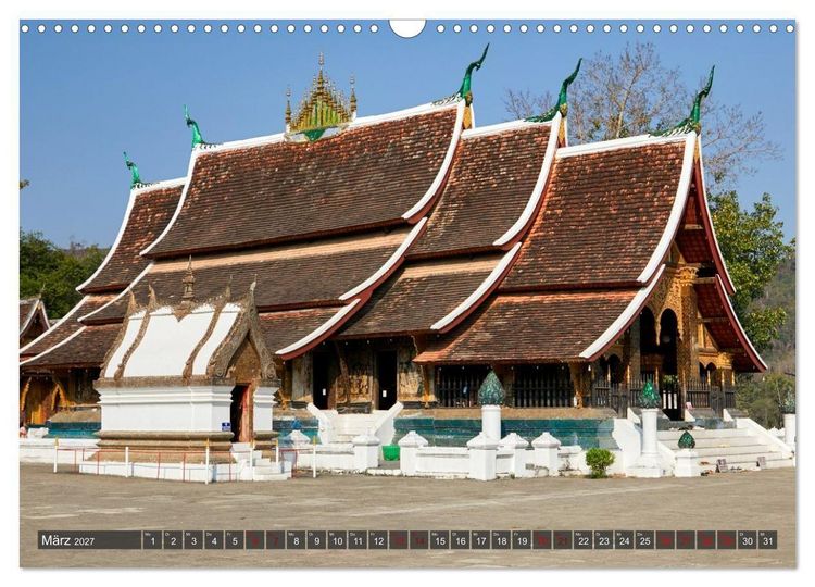 Produktbild: Kambodscha - Laos - Bangkok (Wandkalender 2027 DIN A3 quer), CALVENDO Monatskalender