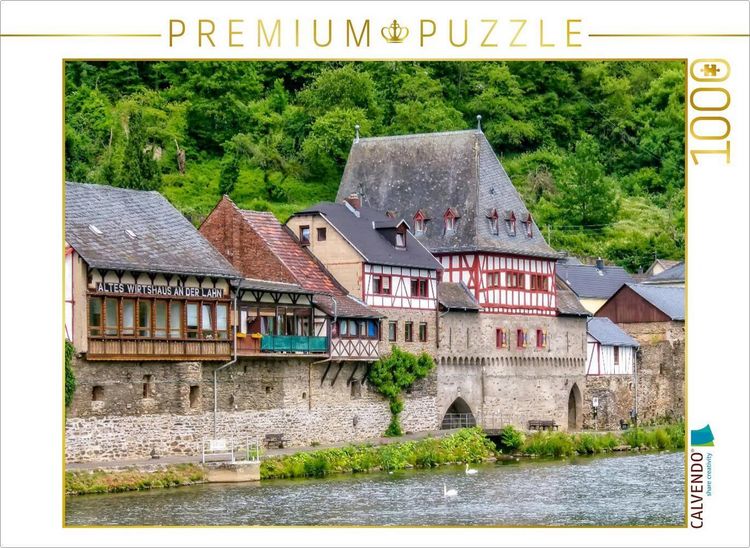 Produktbild: CALVENDO Puzzle Dausenau an der Lahn | 1000 Teile Lege-Gr&ouml;&szlig;e 64x48cm Foto-Puzzle f&uuml;r gl&uuml;ckliche Stunden