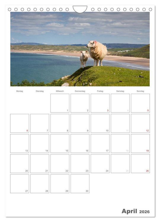 Produktbild: Eine Reise durch Wales (Wandkalender 2026 DIN A4 hoch), CALVENDO Monatskalender