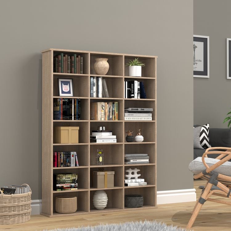Produktbild: Holz CD DVD Standregal B&uuml;cherregal Regal Megosa M
