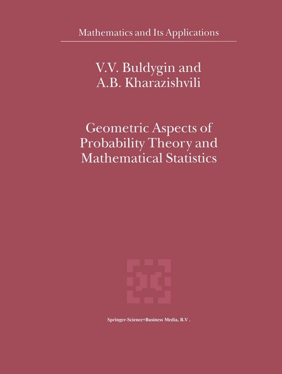 Produktbild: Geometric Aspects of Probability Theory and Mathematical Statistics