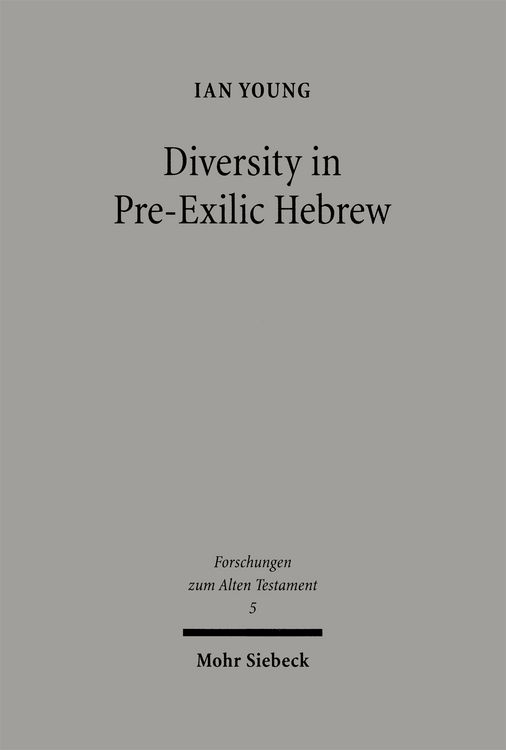 Produktbild: Diversity in Pre-Exilic Hebrew