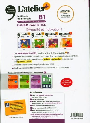 Produktbild: L'atelier - M&eacute;thode de Fran&ccedil;ais - Ausgabe 2023 &ndash; L&rsquo;atelier+ - B1