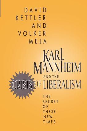 Produktbild: Karl Mannheim and the Crisis of Liberalism