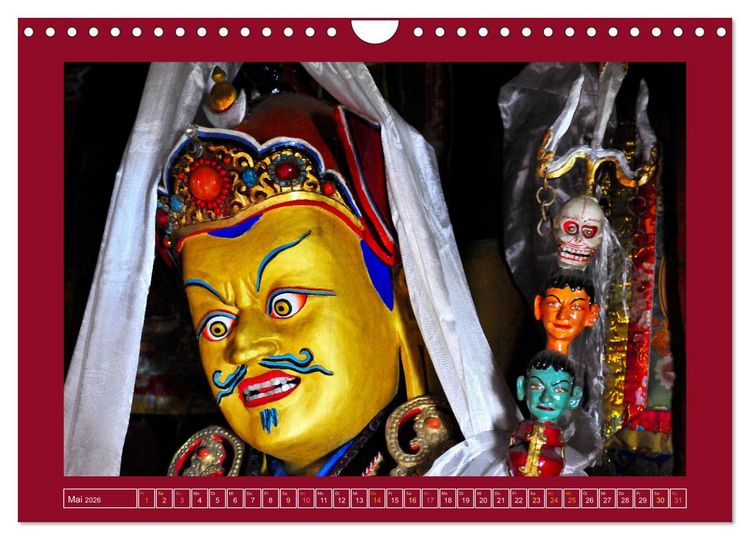 Produktbild: Buddhas & Bhodisattvas (Wandkalender 2026 DIN A4 quer), CALVENDO Monatskalender