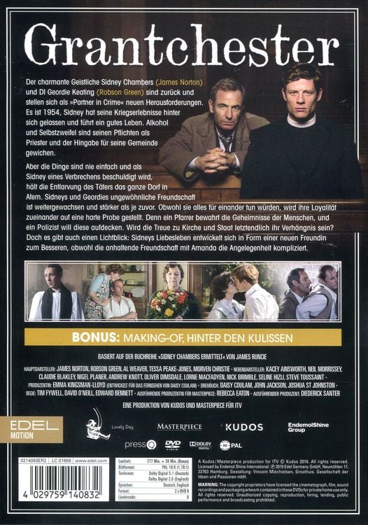 Produktbild: Grantchester - Staffel 2 [2 DVDs]