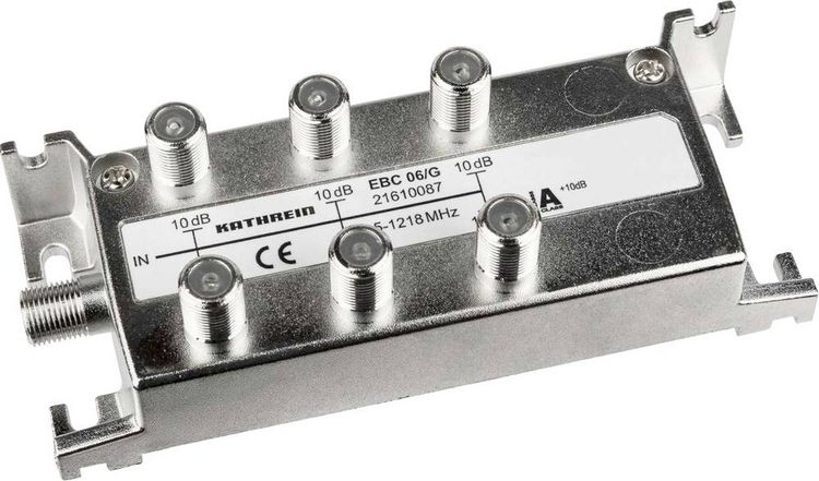 Produktbild: Kathrein EBC 06/G Kabel-TV Abzweiger 6-fach 5 - 1218MHz