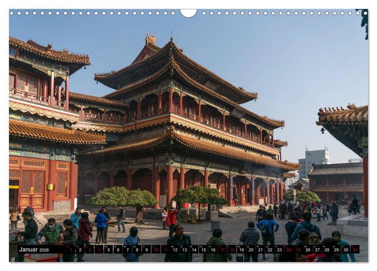 Produktbild: Peking - China (Wandkalender 2026 DIN A3 quer), CALVENDO Monatskalender