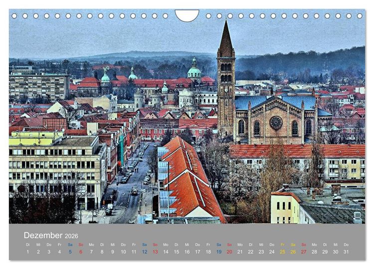 Produktbild: Potsdam von Oben (Wandkalender 2026 DIN A4 quer), CALVENDO Monatskalender